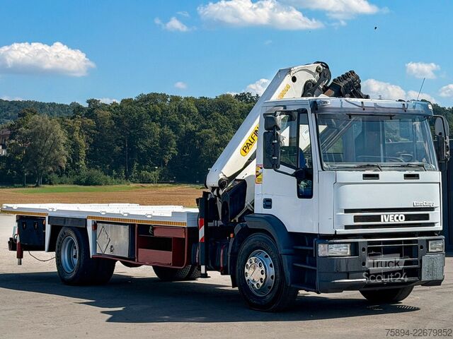 Lastbilsmonterad kran IVECO Eurocargo 170E27 * Platform 6,20 m + PK 19000!