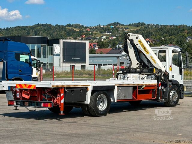 Lastbilsmonterad kran IVECO Eurocargo 170E27 * Platform 6,20 m + PK 19000!