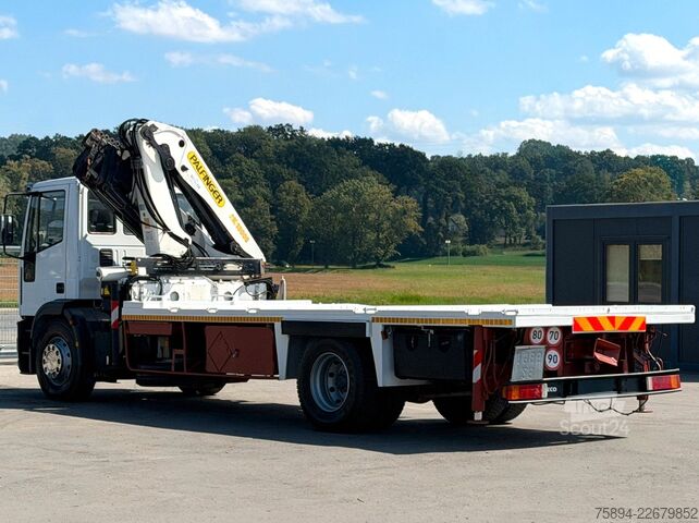 Lastbilsmonterad kran IVECO Eurocargo 170E27 * Platform 6,20 m + PK 19000!