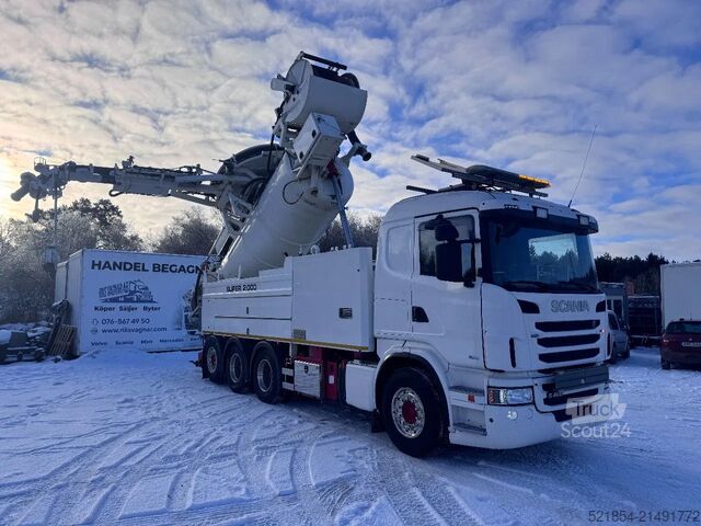 Scania G480 Euro 6, Wóz do czyszczenia kanalizacji, Vacuum & Recycler, 2013 Scania G480 Euro 6, Sewer Jetter, Vacuum & Recycler, 2013