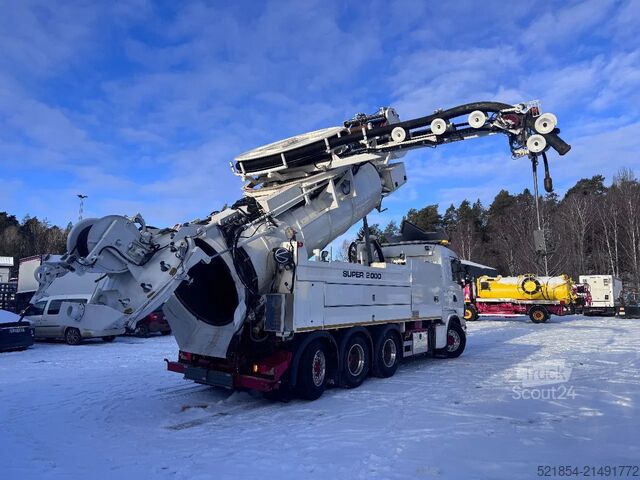 Scania G480 Euro 6, Wóz do czyszczenia kanalizacji, Vacuum & Recycler, 2013 Scania G480 Euro 6, Sewer Jetter, Vacuum & Recycler, 2013