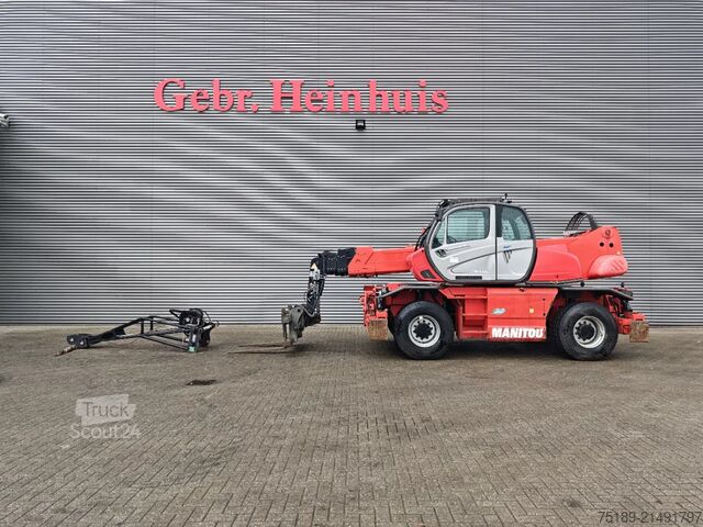 Chariot télescopique rotatif Manitou MRT 2150+ Privilege Radio Remote Forks Jip!