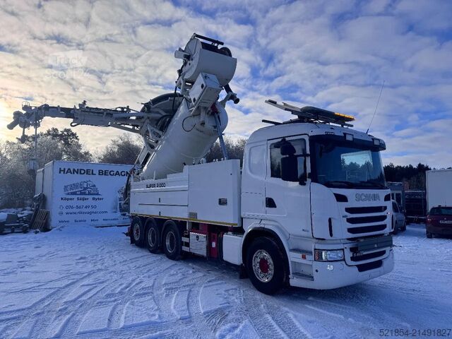 Pojazd ssący Scania G480 Euro 6, Vacuum & Sewer Jetter & Recycler, ...