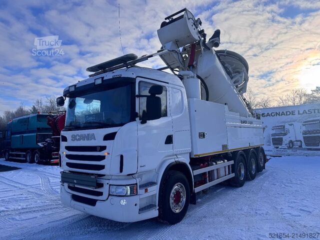 Pojazd ssący Scania G480 Euro 6, Vacuum & Sewer Jetter & Recycler, ...