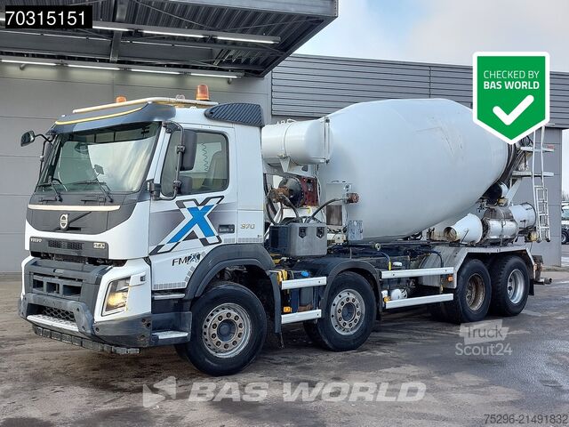 Blender Volvo FMX 370 8X4 9m3 Mixer Full Steel Euro 6