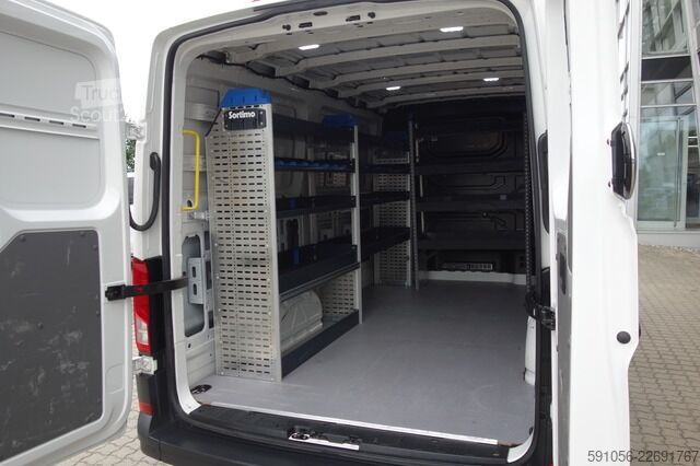 Ploščati dostavnik VW Crafter Kasten 35 L2H1 SORTIMO-REGALE/AHK/PDC