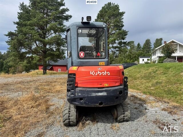 Mini excavator Kubota KX101 Mini Excavator with 2 Buckets