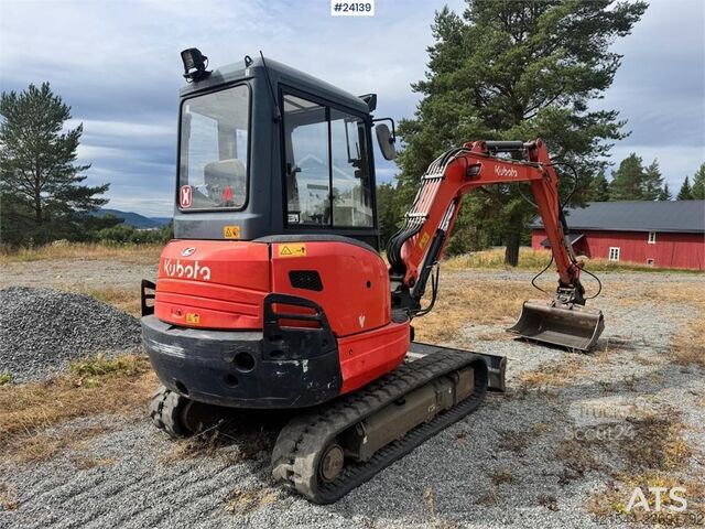 Mini excavator Kubota KX101 Mini Excavator with 2 Buckets