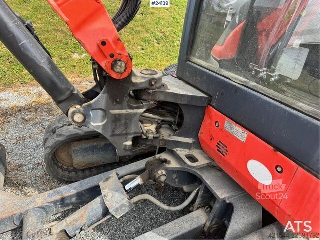 Minigraver Kubota KX101 Mini Excavator with 2 Buckets
