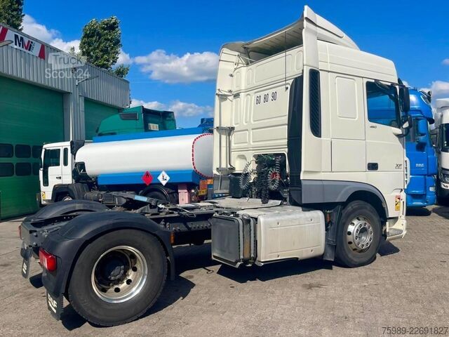 Standard tractor DAF XF 460 Retarder. Good France used truck. No mis...