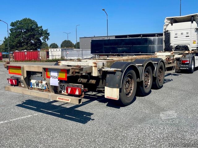 Container transport Fruehauf 3 Axles 1x45ft, 1x30ft, 1x40ft, 2x20ft  extanda...