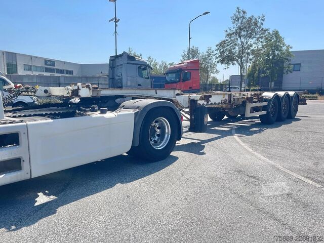 Container transport Fruehauf 3 Axles 1x45ft, 1x30ft, 1x40ft, 2x20ft  extanda...