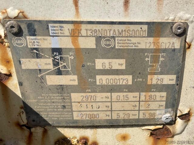 Container transport Fruehauf 3 Axles 1x45ft, 1x30ft, 1x40ft, 2x20ft  extanda...