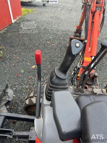 мини-экскаватор Kubota U17-3a Mini Excavator with Digging Bucket – Custom