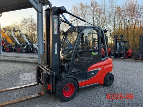 Фронтальный погрузчик-вилочный Linde H 35 T 01