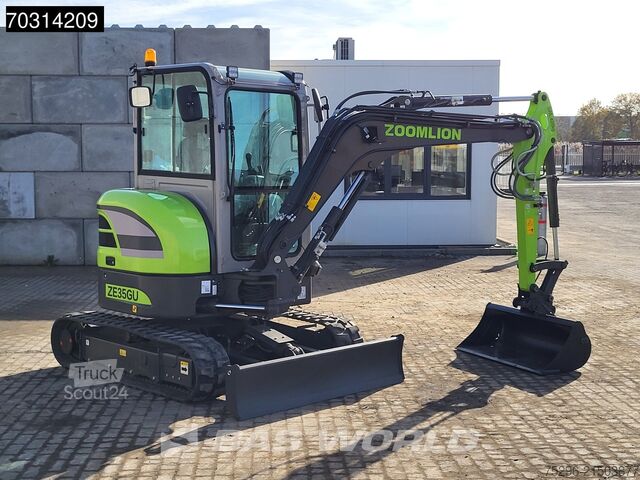 Minigraver Zoomlion ZE35 GU FACTORY WARRANTY - CW/3 BUCKETS- CE CER...