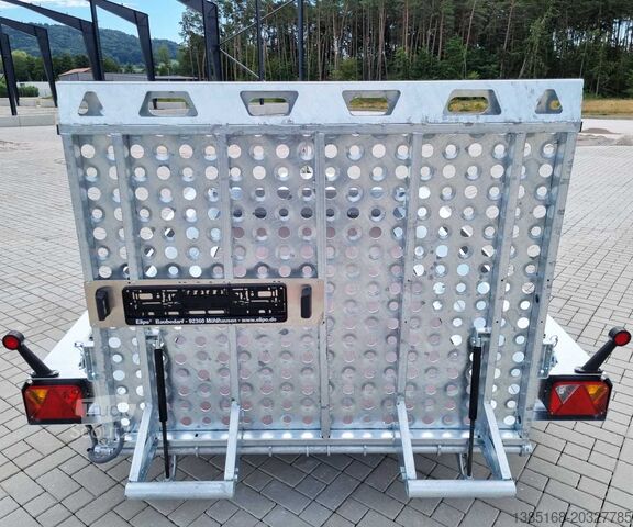 Släpvagn för anläggningsmaskiner Martz 290cm x 150cm Baumaschinen Anhänger Hubsteiger 3t NEU