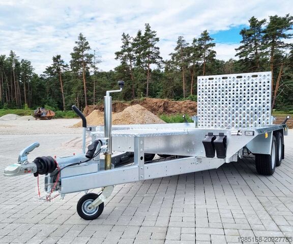 Släpvagn för anläggningsmaskiner Martz 290cm x 150cm Baumaschinen Anhänger Hubsteiger 3t NEU