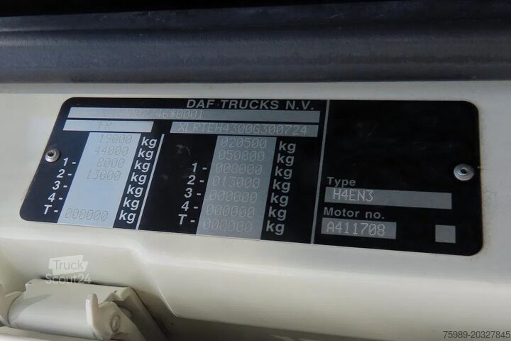 Standard-SZM DAF XF 480 2 tanks, euro 6D RETARDER, PARKING AIRCO...