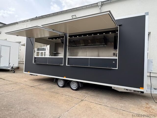 Satış römorku, Foodtruck Mega Grillwagen, Imbissanhänger, Imbisswagen,