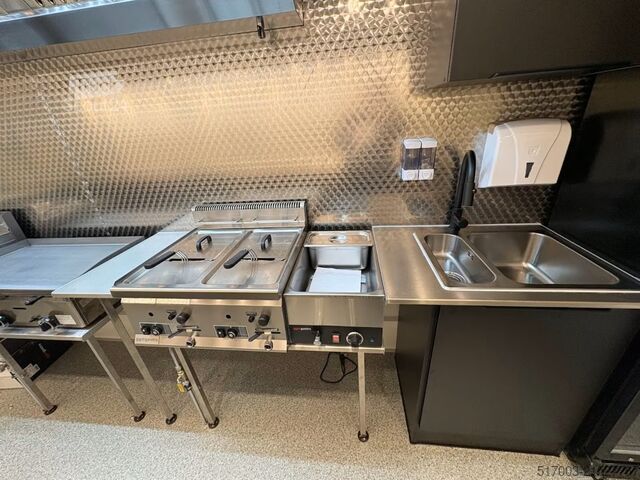 Satış römorku, Foodtruck Mega Grillwagen, Imbissanhänger, Imbisswagen,