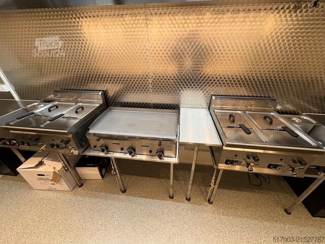 Satış römorku, Foodtruck Mega Grillwagen, Imbissanhänger, Imbisswagen,