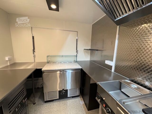 Satış römorku, Foodtruck Mega Grillwagen, Imbissanhänger, Imbisswagen,