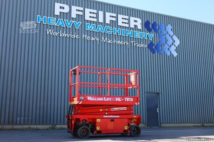 Scissor lift Holland Lift Ecostar HL-7810 Electric, 10m Working Height, 450k