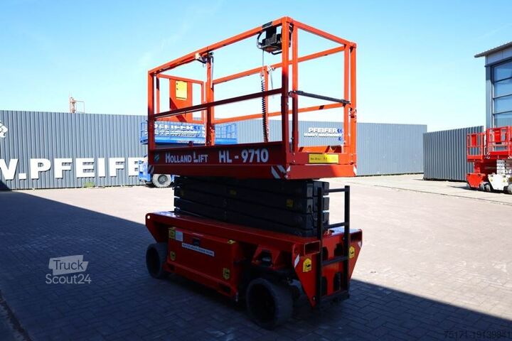 Ножичний підйомник Holland Lift Ecostar HL-9710 Electric, 12m Working Height, 325k