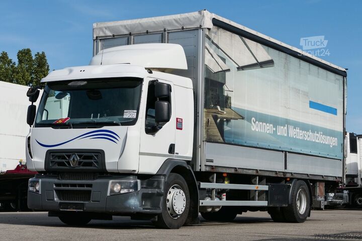 Samochód do przewozu napojów RENAULT D 18.320 Pritsche Plane Bordwände  LBW Euro 6