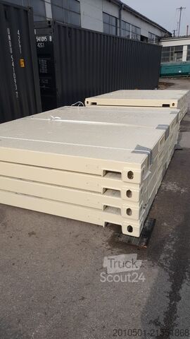 Container 10 Fuß Stahlplattform / NEUWARE mit Gabelstaplertaschen