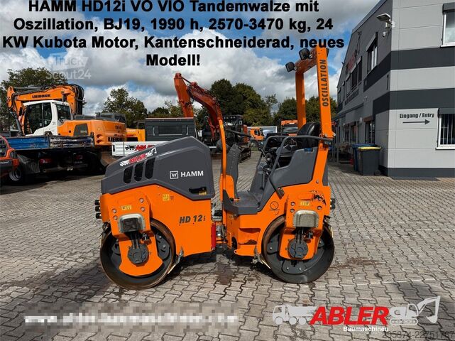 Одновальцовый каток HAMM HD12i VO VIO Oszillation Tandemwalze TOP