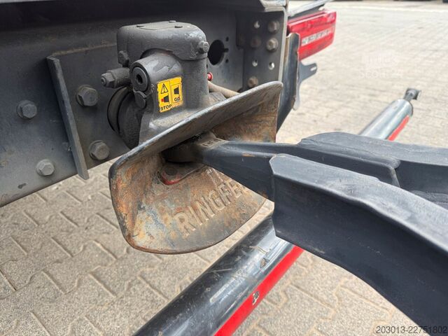 Camión de plataforma MAN TGX 26.470 Euro 6 Abrollkipper mit Ladekran