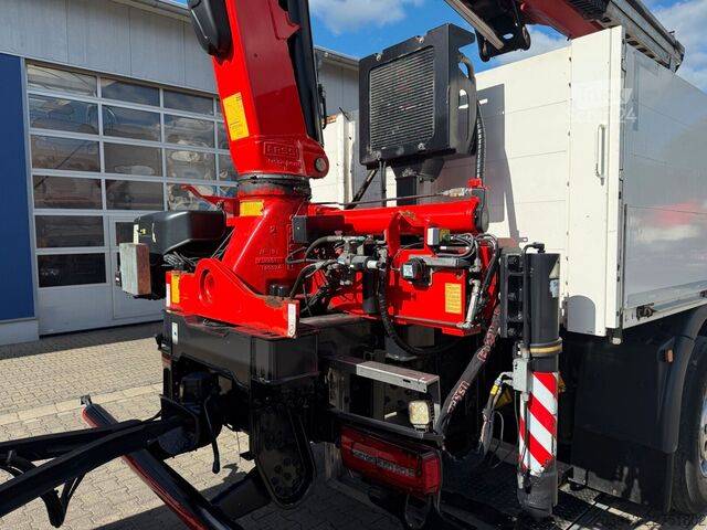 Camión de plataforma MAN TGX 26.470 Euro 6 Abrollkipper mit Ladekran