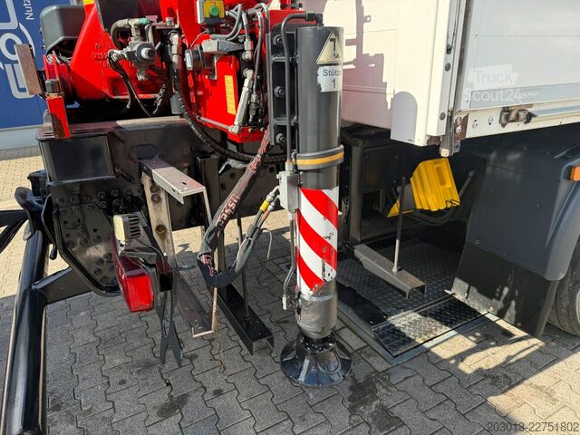 Camión de plataforma MAN TGX 26.470 Euro 6 Abrollkipper mit Ladekran