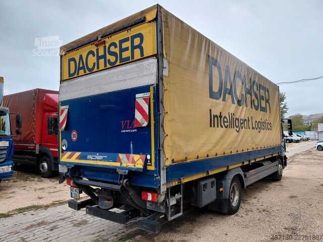 Platós teherautó ponyvával MERCEDES-BENZ ATEGO 1224