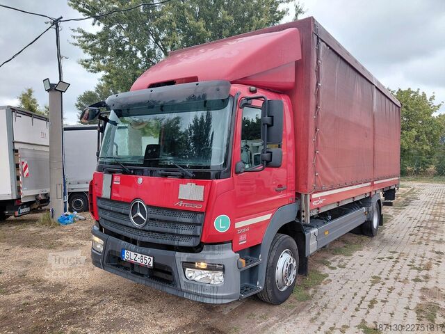Platós teherautó ponyvával MERCEDES-BENZ ATEGO 1224