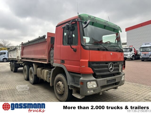 Camión volquete Mercedes-Benz Actros 2641 K 6x4,MP II, Meiller, Rollplane
