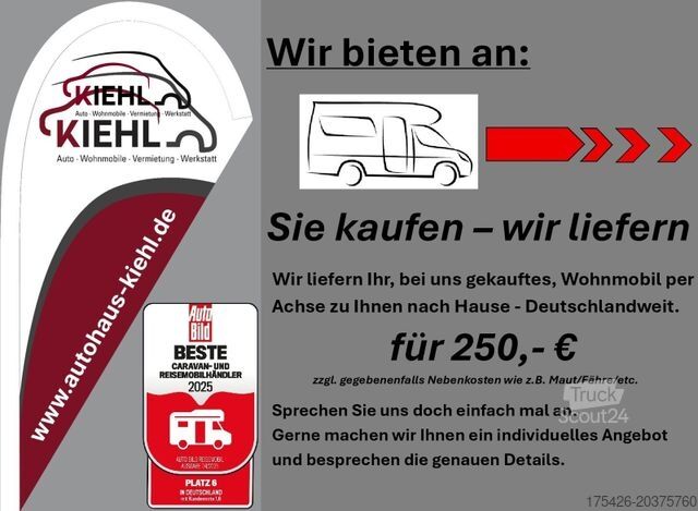 Camper van BÜRSTNER B66 UV 532 Copa *18 Alu mit Ganzjahresreifen*