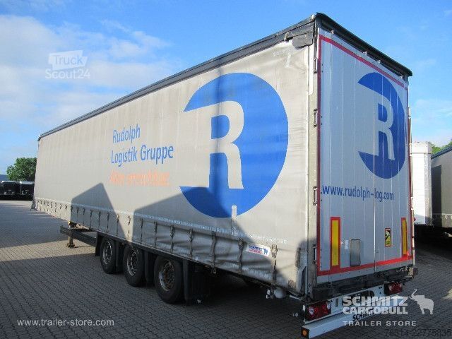 Naczepa otwarta z plandeką Schmitz Cargobull Curtainsider Mega Getränke