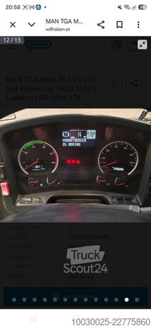 Macara montată pe camion MAN TGA 18.440