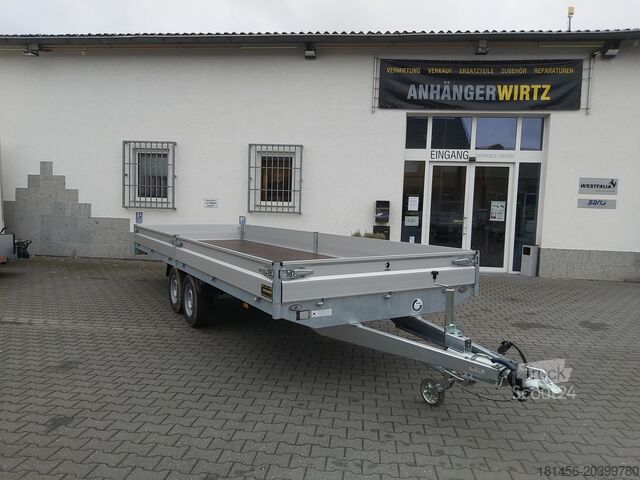 Flatbed trailer Hapert Anhänger 605x200x30cm 3500kg abholbereit