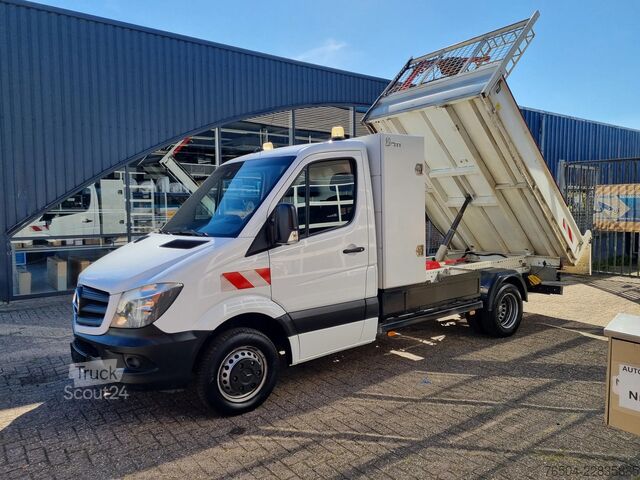 Savivartis Mercedes-Benz Sprinter 516 CDI Kipper Euro 6 Hijskraan 250 kg