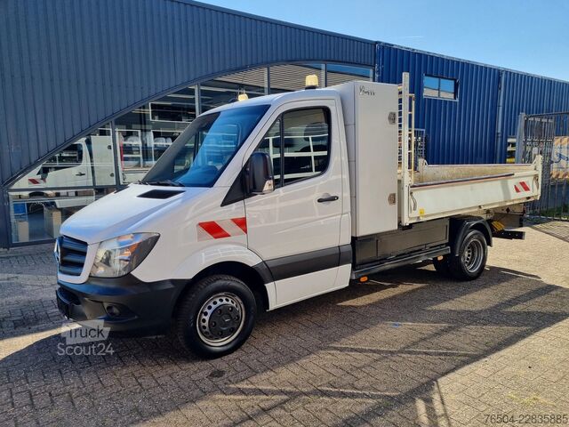 Savivartis Mercedes-Benz Sprinter 516 CDI Kipper Euro 6 Hijskraan 250 kg