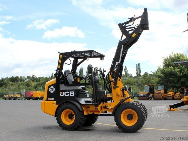 Hjullastare JCB 403 Smart Power Abklappschutzdach