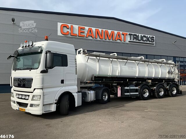 Vehicul de aspirație Man TGX 18.400 ADR trekker  + Burg met Bekker LaGra...