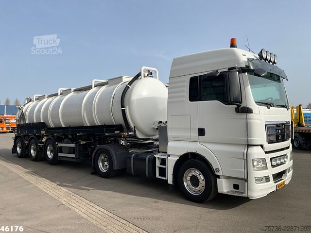 Vehicul de aspirație Man TGX 18.400 ADR trekker  + Burg met Bekker LaGra...