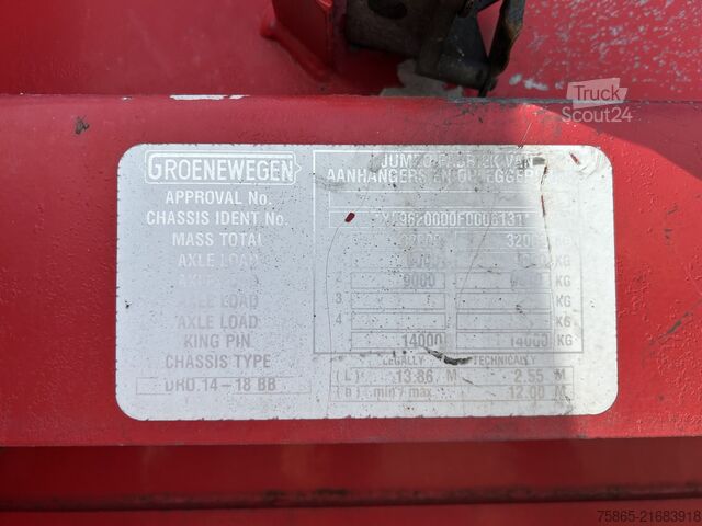 Maleta Groenewegen Jumbo / DRO-14-18 / Koffer / LBW / 2x Lenk Asch...