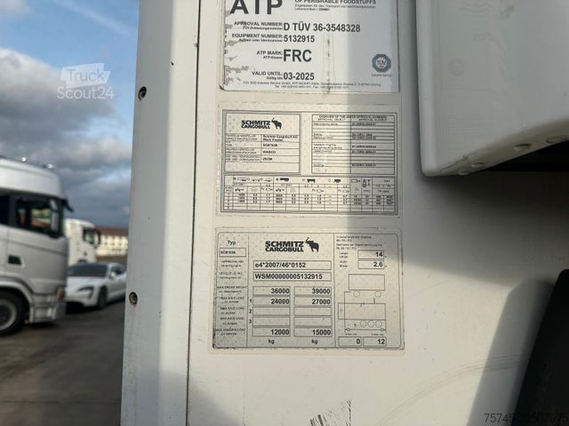 Рефрижераторний напівпричіп SCHMITZ CARGOBULL SKO 24L * DOPPELSTOCK * LIFT * NEUER MOTOR* ALU*