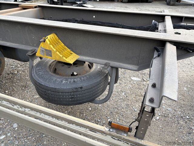 Remolque con chasis intercambiable x BDF Lafette Verzinkt HU 01/27 Zwilling